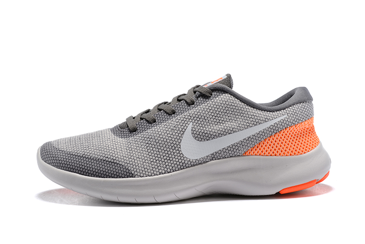 Nike Flex Experience RN7 Grey Orange Running Shoes - Click Image to Close